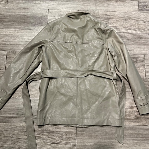 A New Day tan pleather jacket - Picture 9 of 9